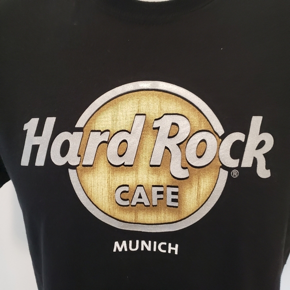 Hard Rock Men's Black Classic Logo Tee Size Large - Picture 2 of 5